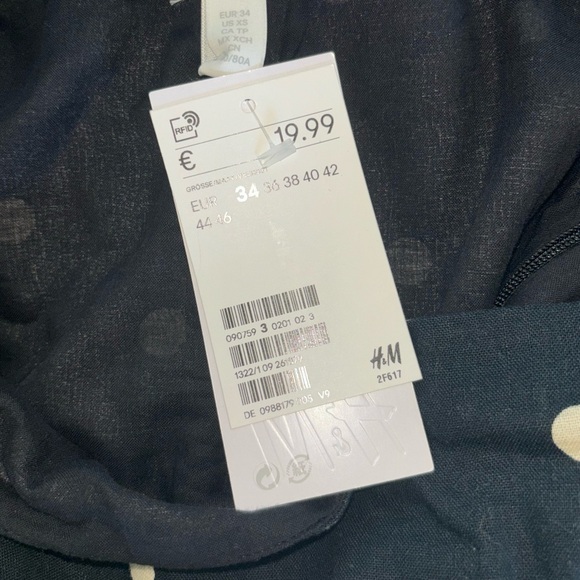 Brand new linen blend H and M dress with tags - Picture 4 of 4